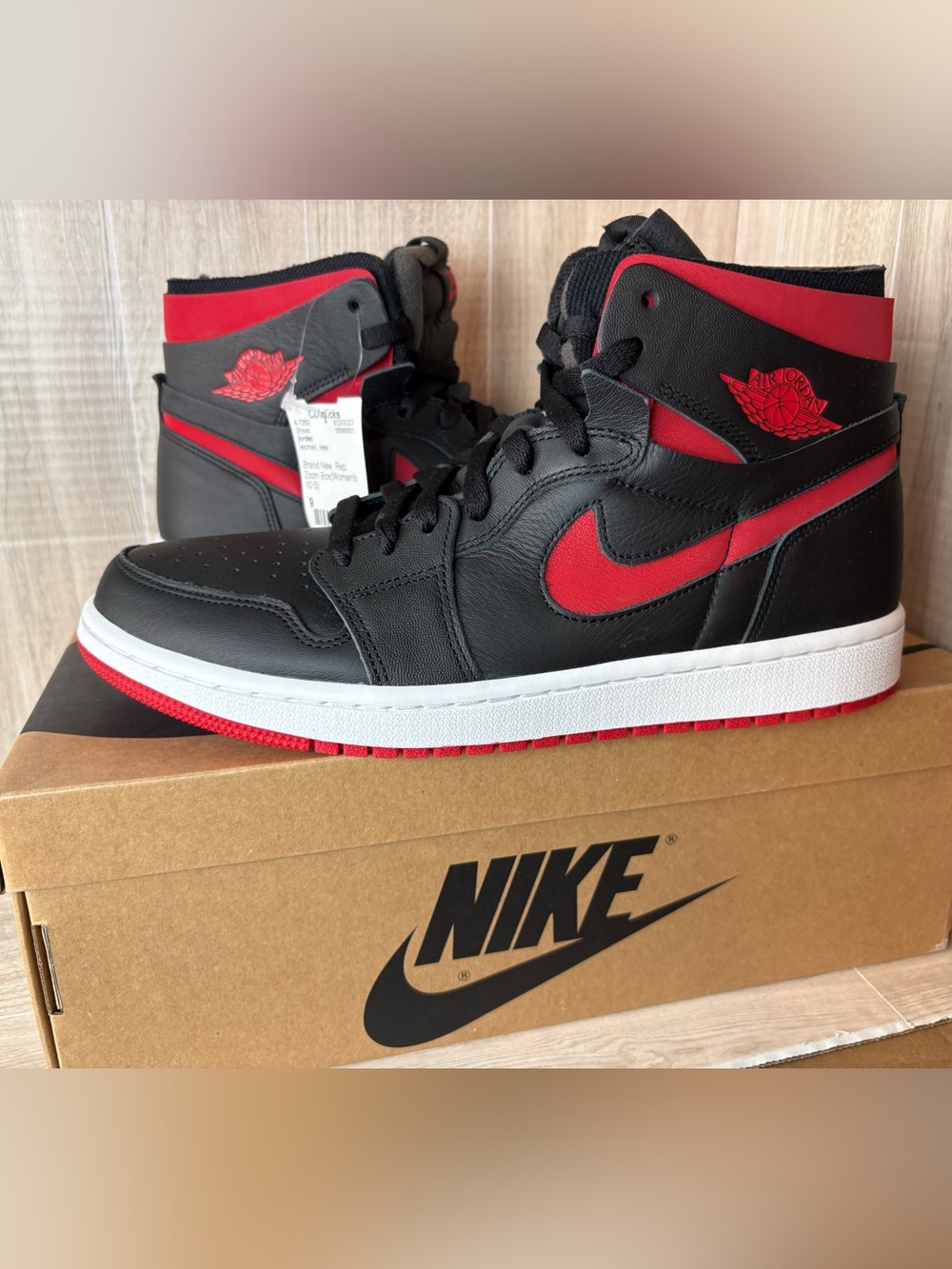 Nike Air Jordan 1 Zoom Air CMFT Bred CT0979-006 Black Red High